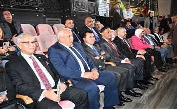         The Minister of Sports and the governors of Dakahlia and New Valley witness the closing ceremony of the ninth edition of the Youth Centers League at the Cairo Stadium 