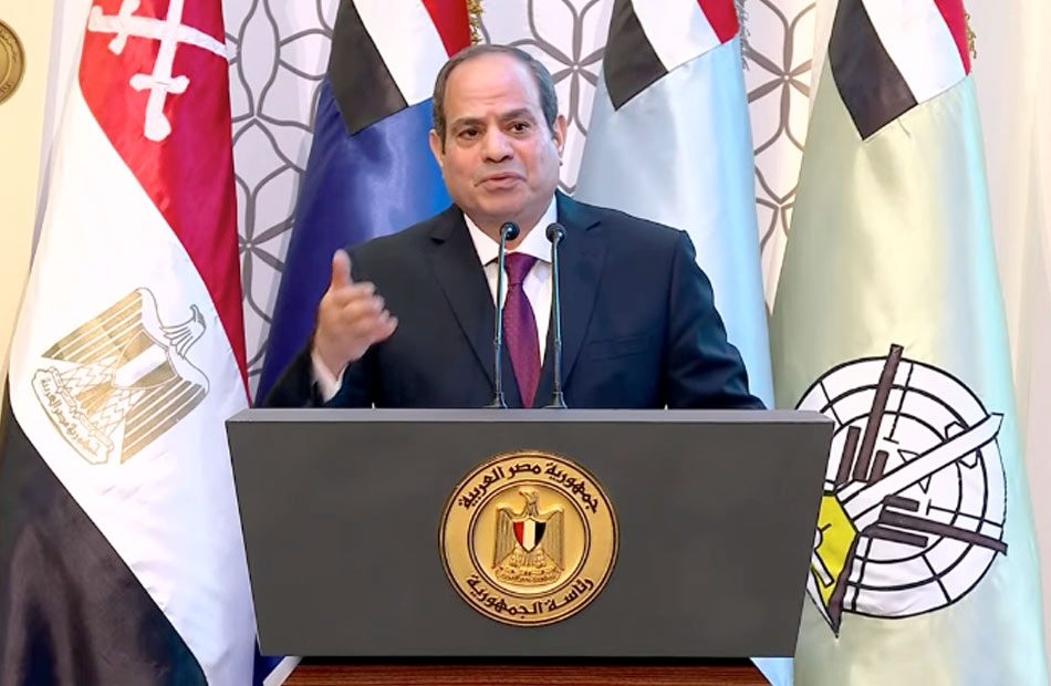 مصر دفعت ثمنًا كبيرًا فى محاربة قوى الشر أبرز تصريحات الرئيس السيسي خلال الندوة التثقيفية للقوات المسلحة
