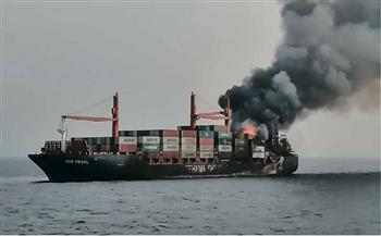 حرس الحدود السعودي ينقذ طاقم سفينة بنمية تعرضت لحريق قبالة جازان