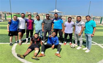   فريق كلية التربية النوعية يتوج ببطولة كرة القدم بجامعة دمياط