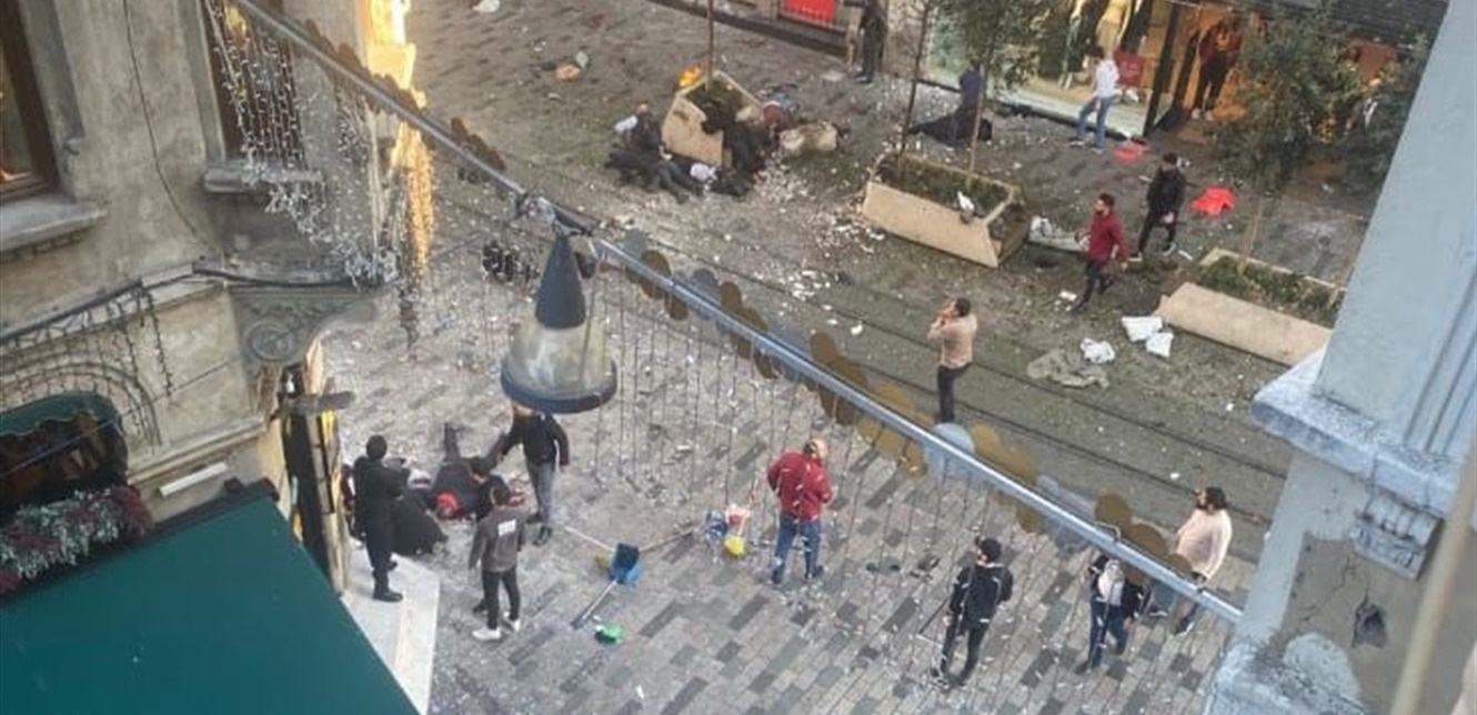 الداخلية التركية اعتقال الشخص الذي ترك القنبلة التي تسببت في انفجار إسطنبول 