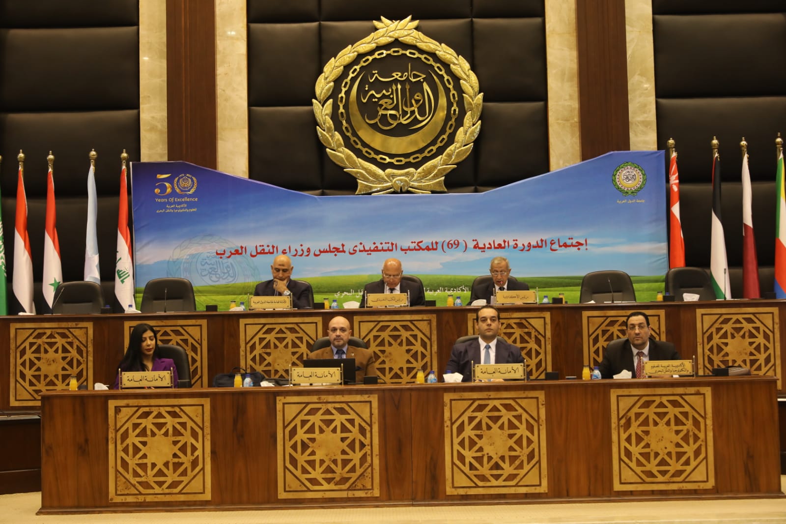 وزير النقل يترأس اجتماع الدورة العادية رقم 69  للمكتب التنفيذي لمجلس وزراء النقل العرب