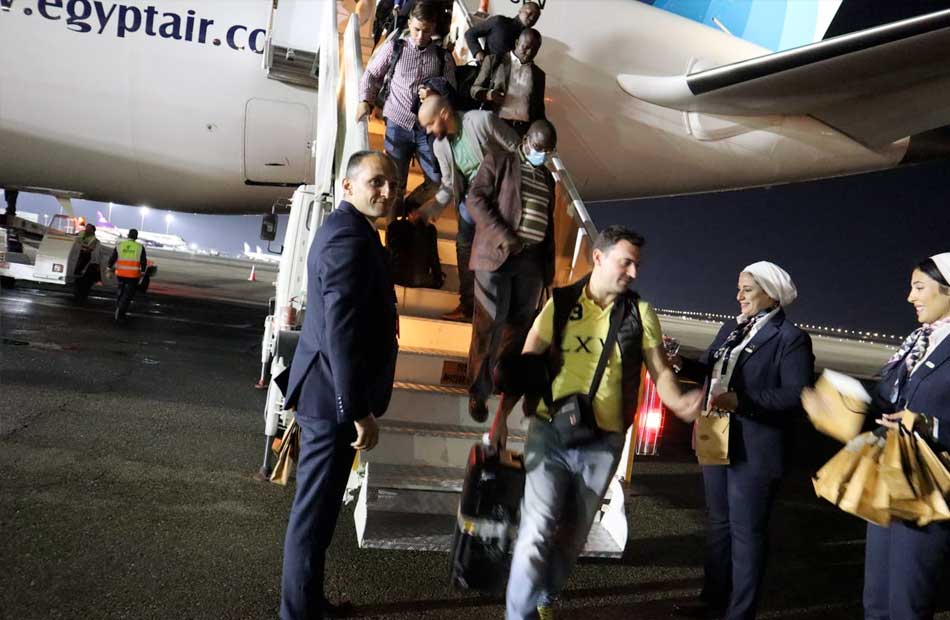  وصول أول رحلة لمصر للطيران بالوقود الحيوي قامة من فرنسا على متنها ضيوف (COP27)