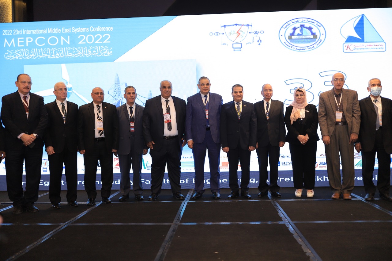 رئيس جامعة كفر الشيخ يفتتح مؤتمر الشرق الأوسط الدولي لنظم القوى الكهربية | صور