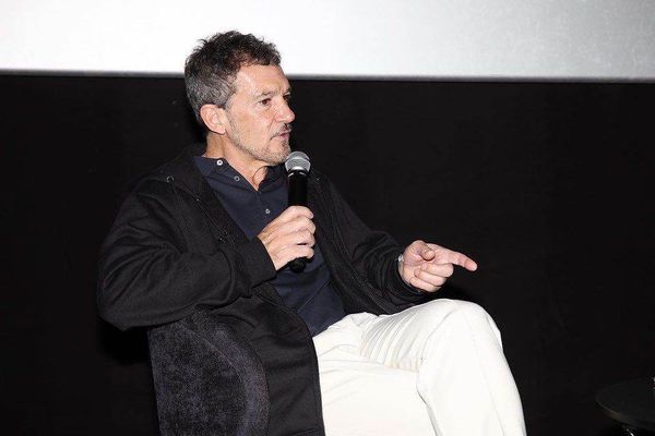  انطونيو بانديراس خلال جلسته الحوارية بمهرجان البحر الأحمر السينمائي
