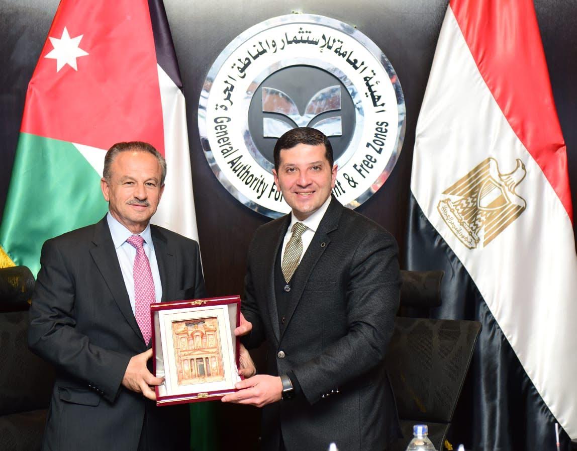 الرئيس التنفيذي للهيئة العامة للاستثمار ووفد جمعية رجال الأعمال الأردنيين