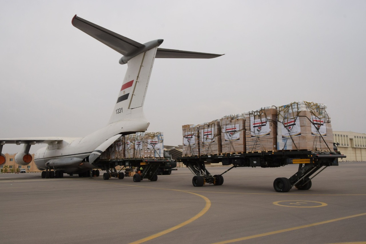 مصر ترسل مساعدات للشعب السوداني الشقيق