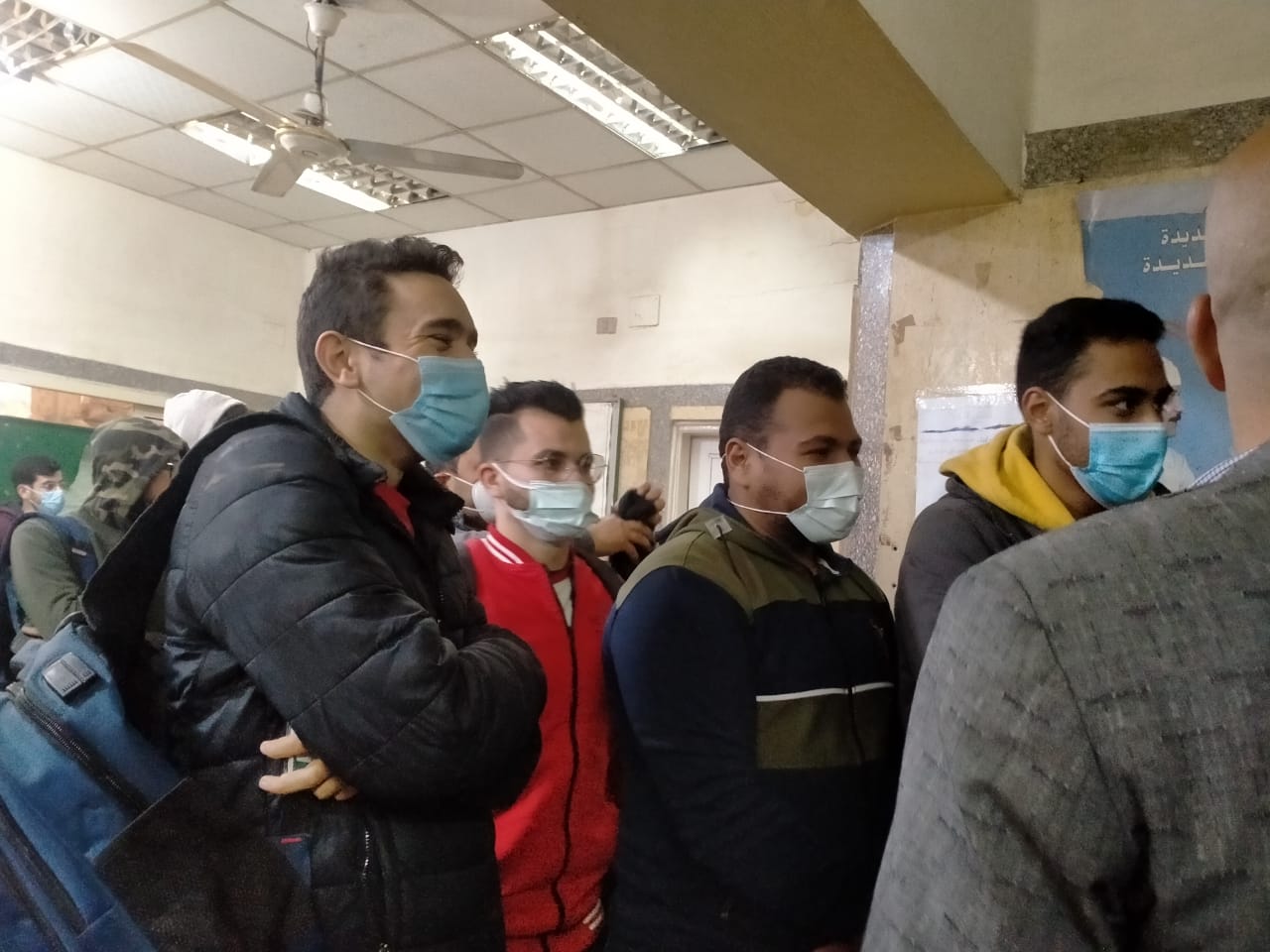 إقبال كبير من المشجعين علي الوحدات الصحية لعمل المسحة في شرق مدينة نصر
