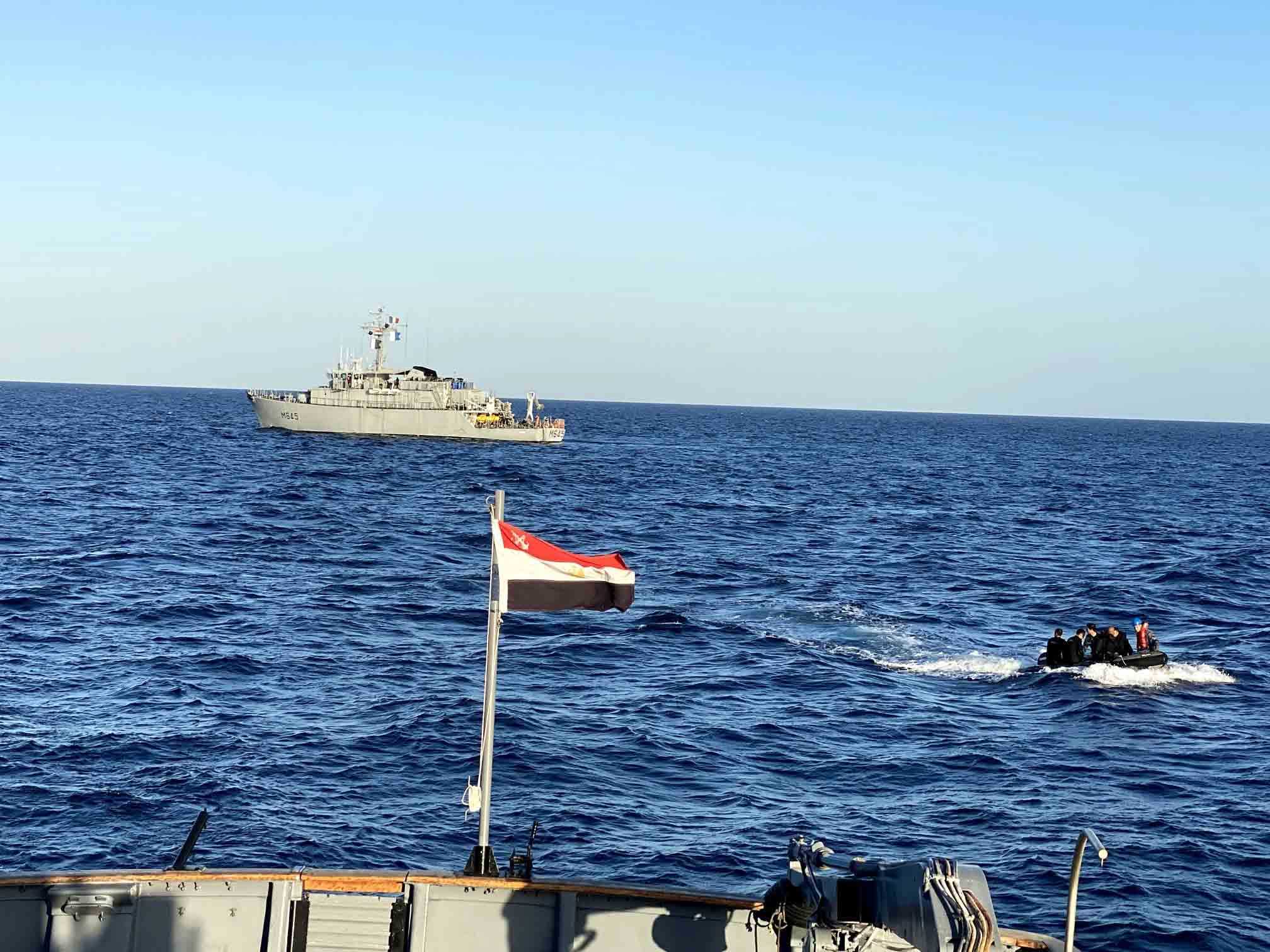  القوات البحرية المصرية والفرنسية تنفذان تدريبين بحريين في البحر الأحمر
