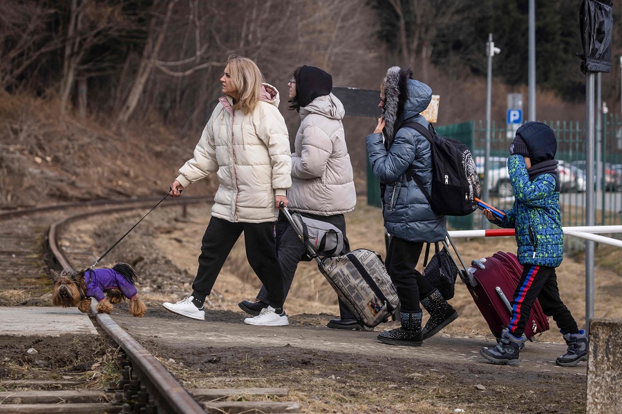 اللاجئون الأوكران