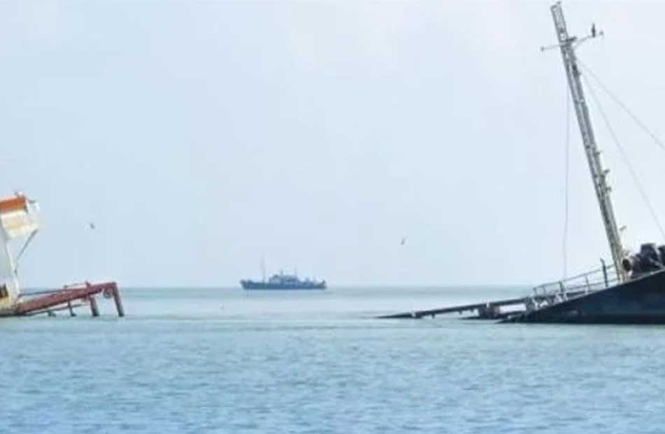 ميناء دمياط السفينة  XELO  الغارقة أمام سواحل تونس لم يسبق استقبالها إطلاقا
