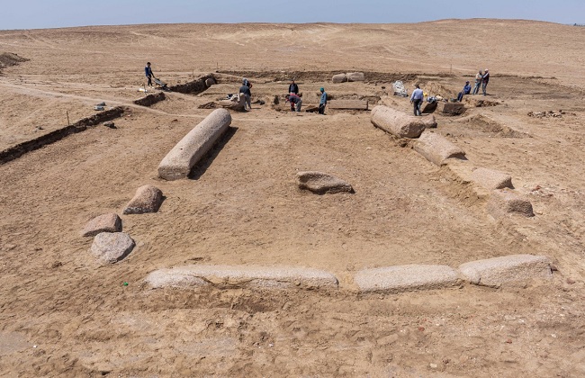 الكشف عن بقايا معبد للإله زيوس كاسيوس بشمال سيناء