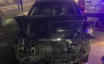   إصابة  أشخاص في حادث تصادم سيارتي ملاكي على طريق بورسعيد دمياط