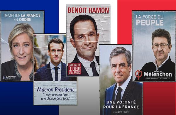 ماكرون ولوبن أبرز المرشحين انطلاق الانتخابات الرئاسية الفرنسية اليوم 
