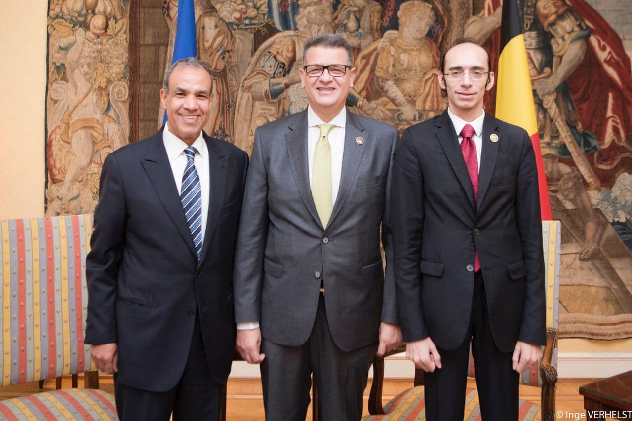  سفير مصر في بروكسل يبحث التعاون البرلماني مع رئيسة مجلس النواب البلجيكي