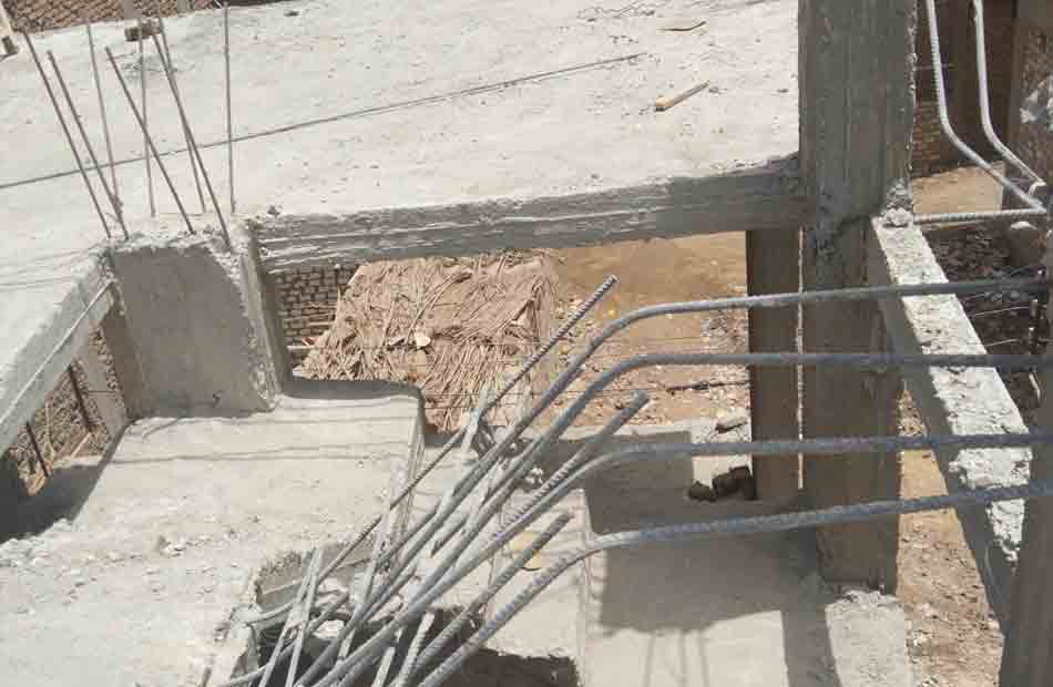 إيقاف أعمال بناء مخالف بعقار في منطقة السيوف بالإسكندرية