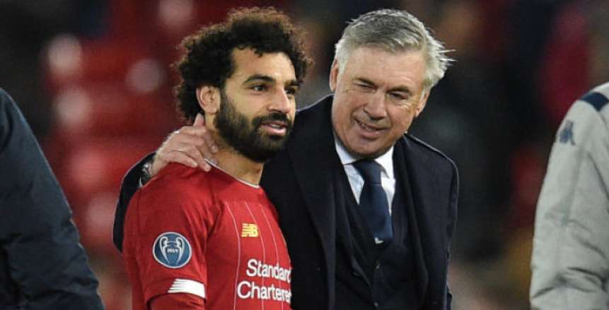 أنشيلوتي محمد صلاح أفضل لاعب بالعالم في مركزه