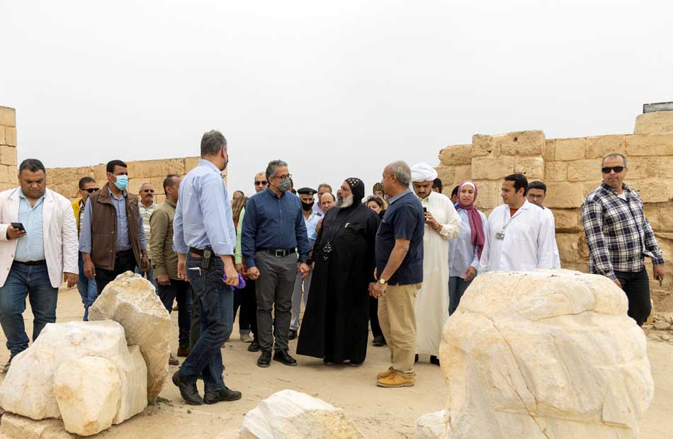 مشرف تطوير المواقع الأثرية جارٍ الآن تأهيل موقع أبو مينا للزيارة