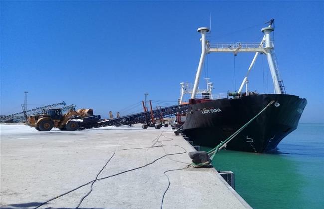   اقتصادية قناة السويس تصدير  طن ملح إلى لبنان عبر ميناء العريش البحري | صور 