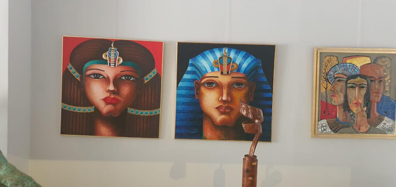 معرض  الفن بنكهة فرعونية 