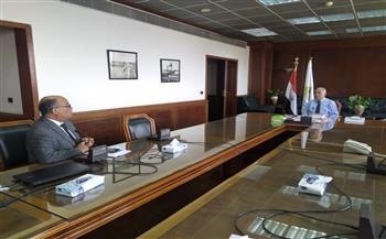  وزير الري يتابع تنفيذ مجموعة قناطر ديروط الجديدة |صور