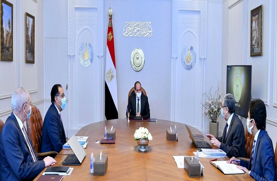 الرئيس السيسي يستعرض مشروع ممر الطاقة الخضراء في مصر 