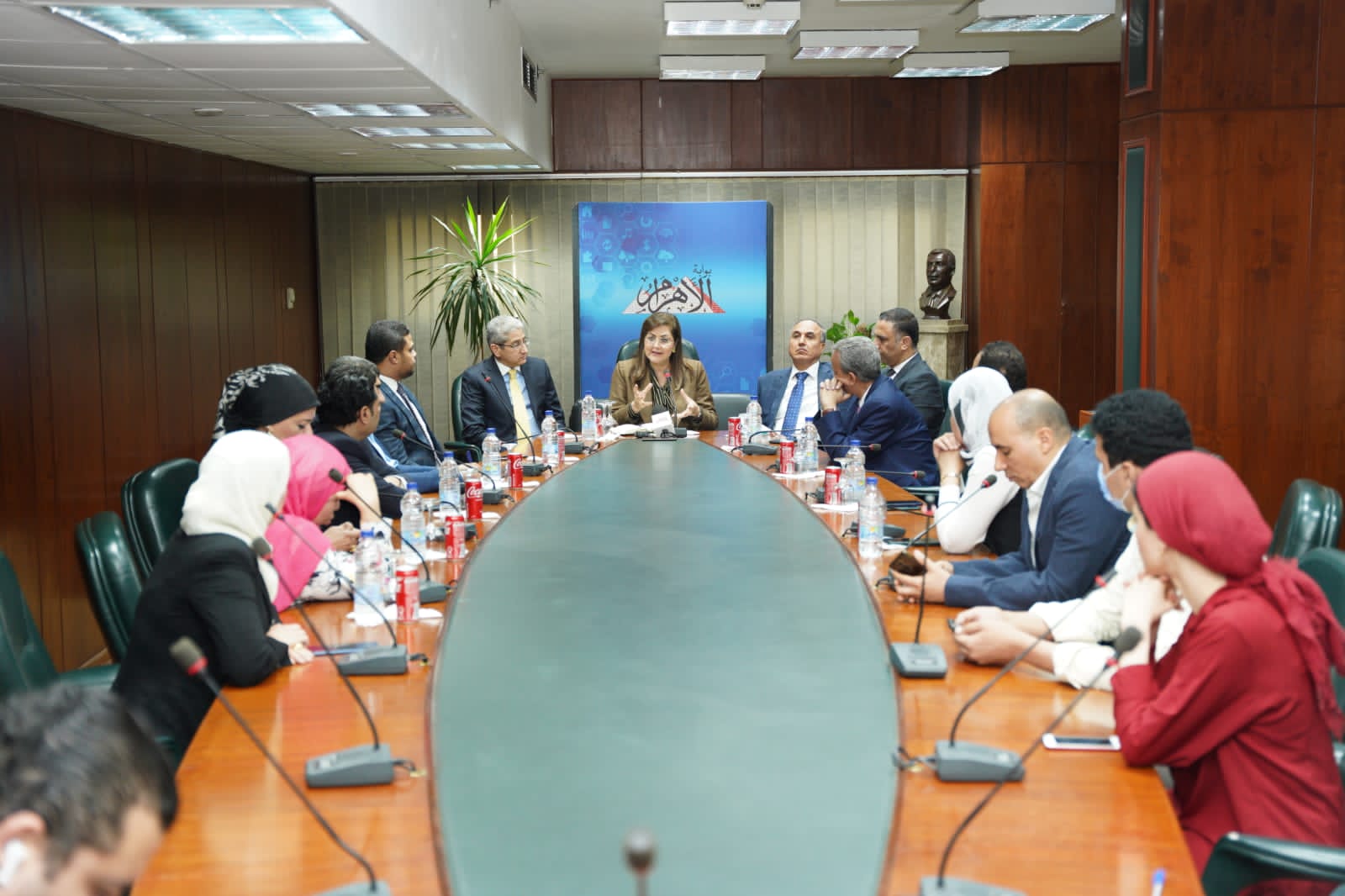 وزيرة التخطيط بندوة  بوابة الأهرام  الصندوق السيادي إحدى آليات تعزيز الشراكة مع القطاع الخاص المحلي والأجنبي