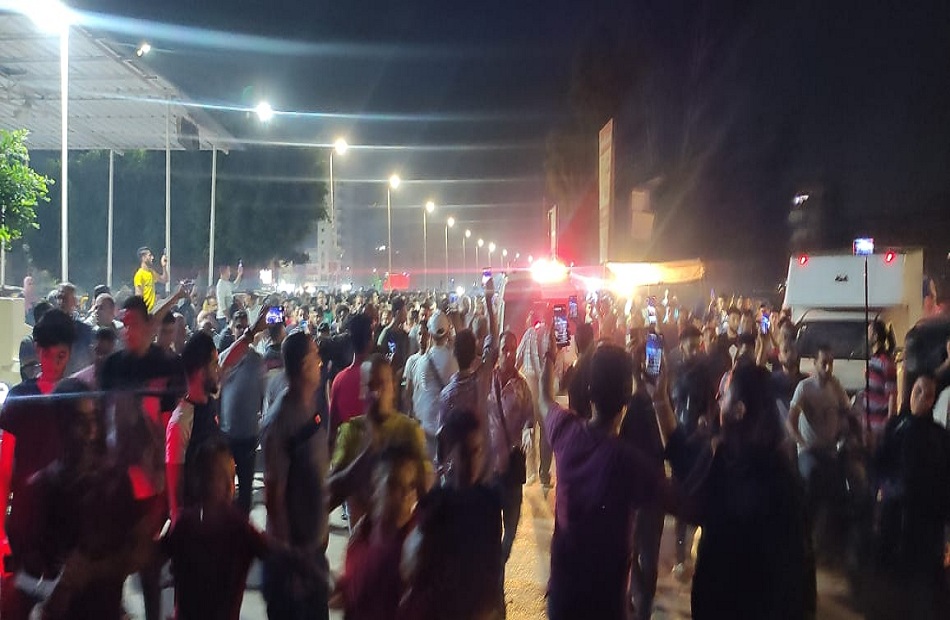 تشييع جثمان طالبة جامعة المنصورة  نيرة  فى المحلة الكبرى