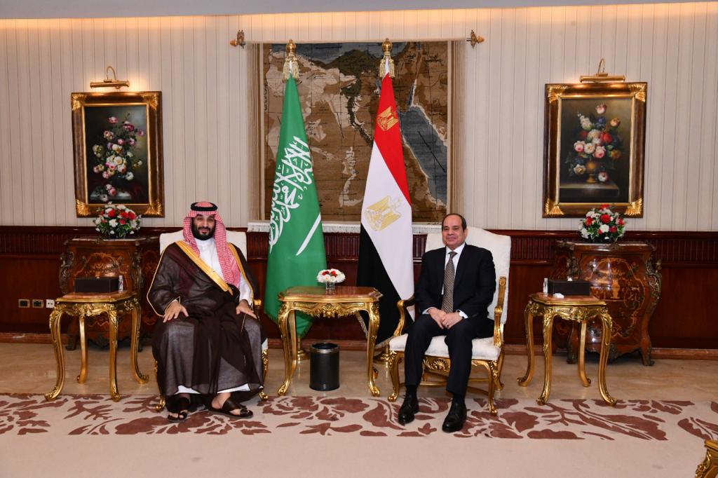 الرئيس السيسي يستقبل ولى العهد السعودي الأمير محمد بن سلمان