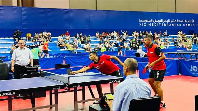 منتخب تنس الطاولة يفوز على ليبيا في بداية ألعاب المتوسط