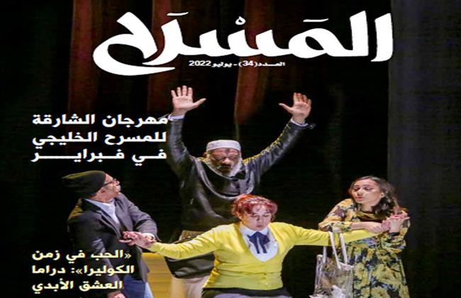 عناصر العرض ورسائل  أبو الفنون  في مجلة  المسرح 