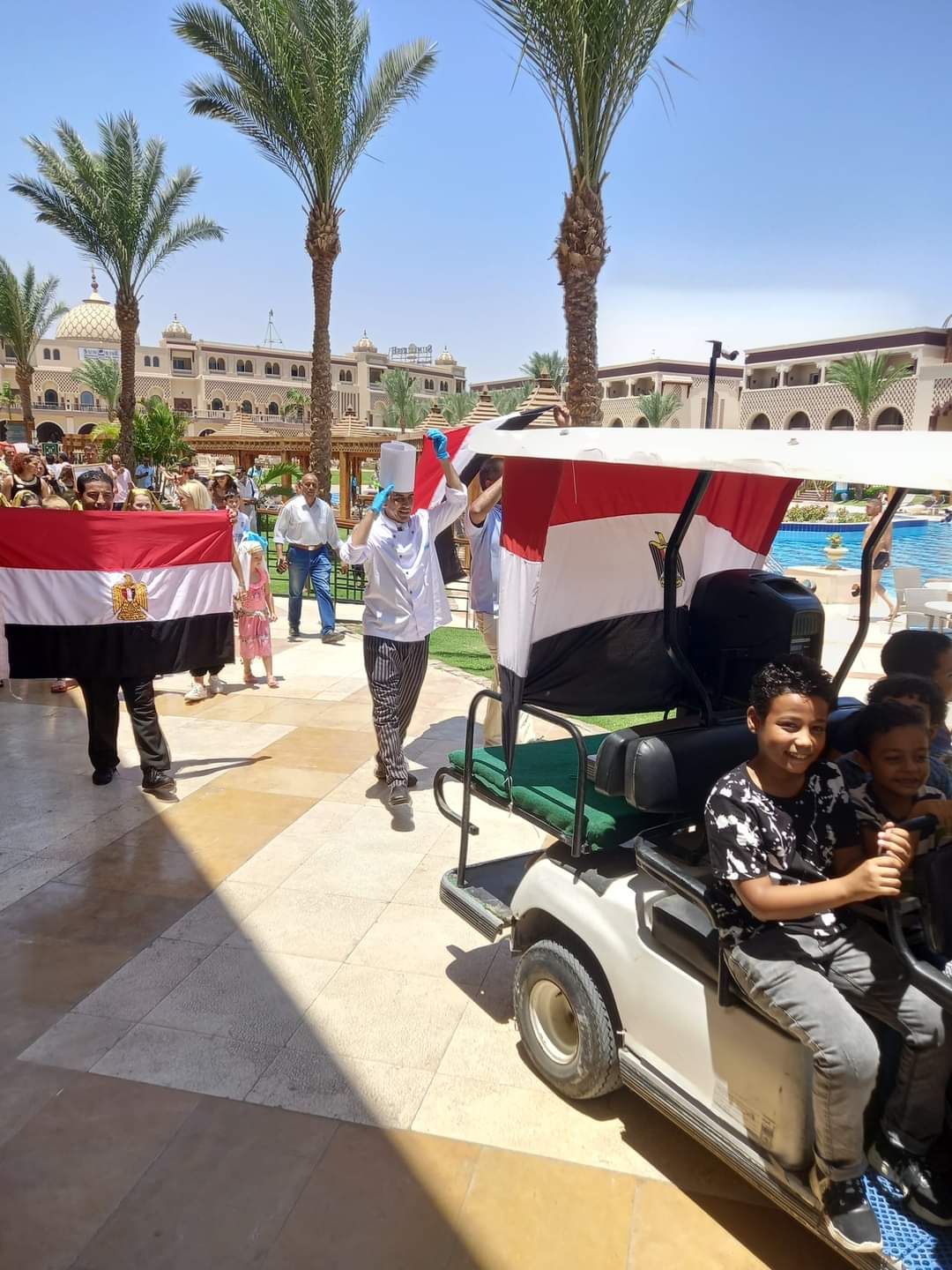 فنادق الغردقة تحتفل بذكرى ثورة 30 يونيو  