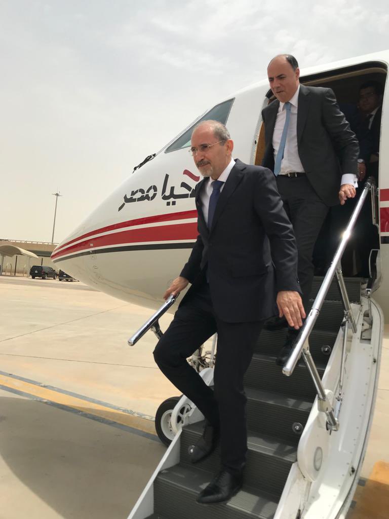 وزيرا خارجية مصر والأردن يصلا العراق