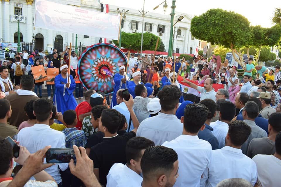 احتفالات المنيا بالذكرى التاسعة لثورة 30 يونيو المجيدة