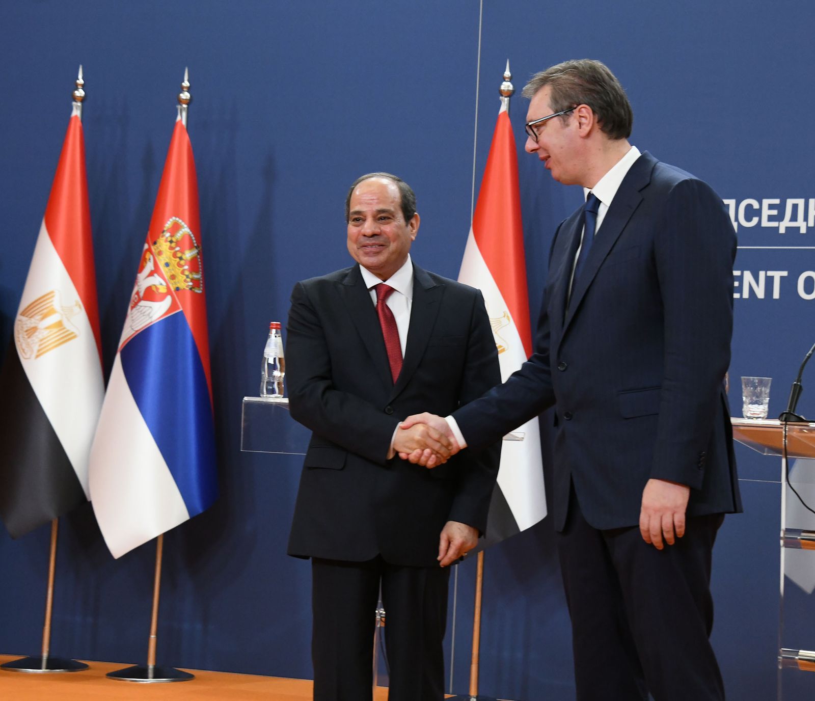 فعاليات زيارة الرئيس السيسي إلى صربيا