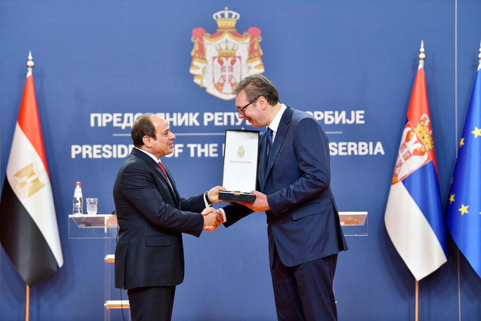 فعاليات زيارة الرئيس السيسي إلى صربيا