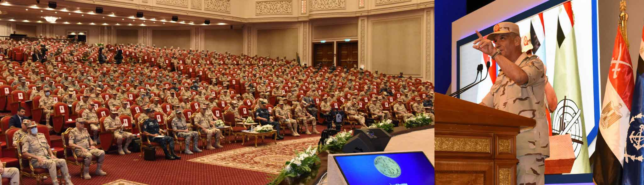 لقاء وزير الدفاع يلتقى مع عدد من قادة وضباط القوات المسلحة المعينين لتولى الوظائف القيادية 