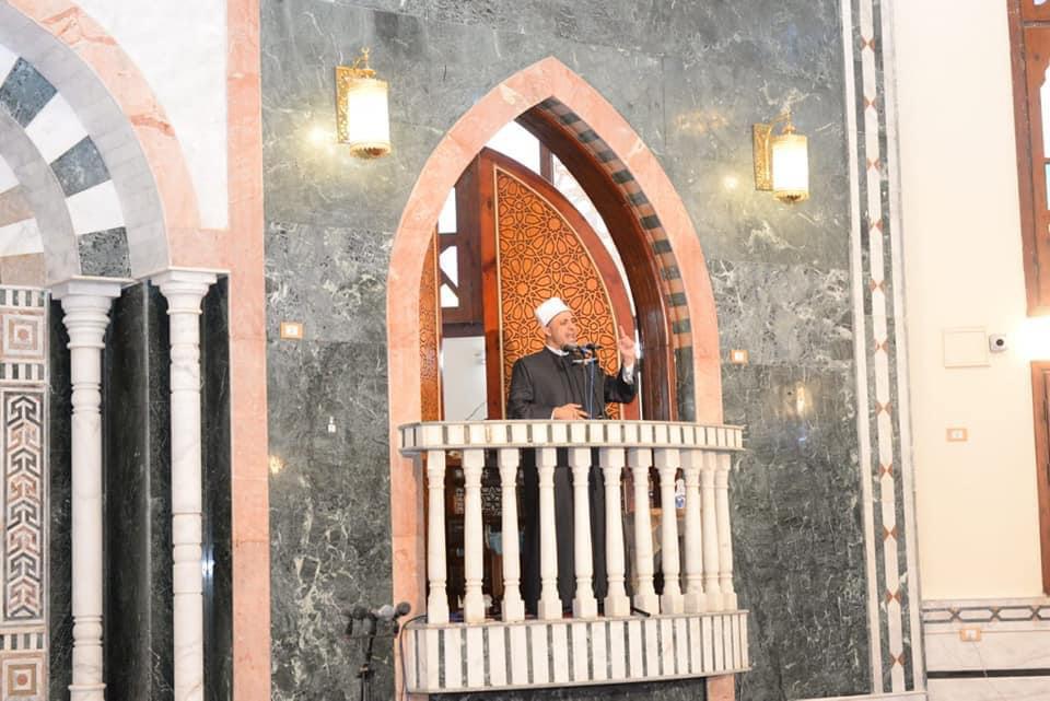 افتتاح مسجد الروضة بميت غمر