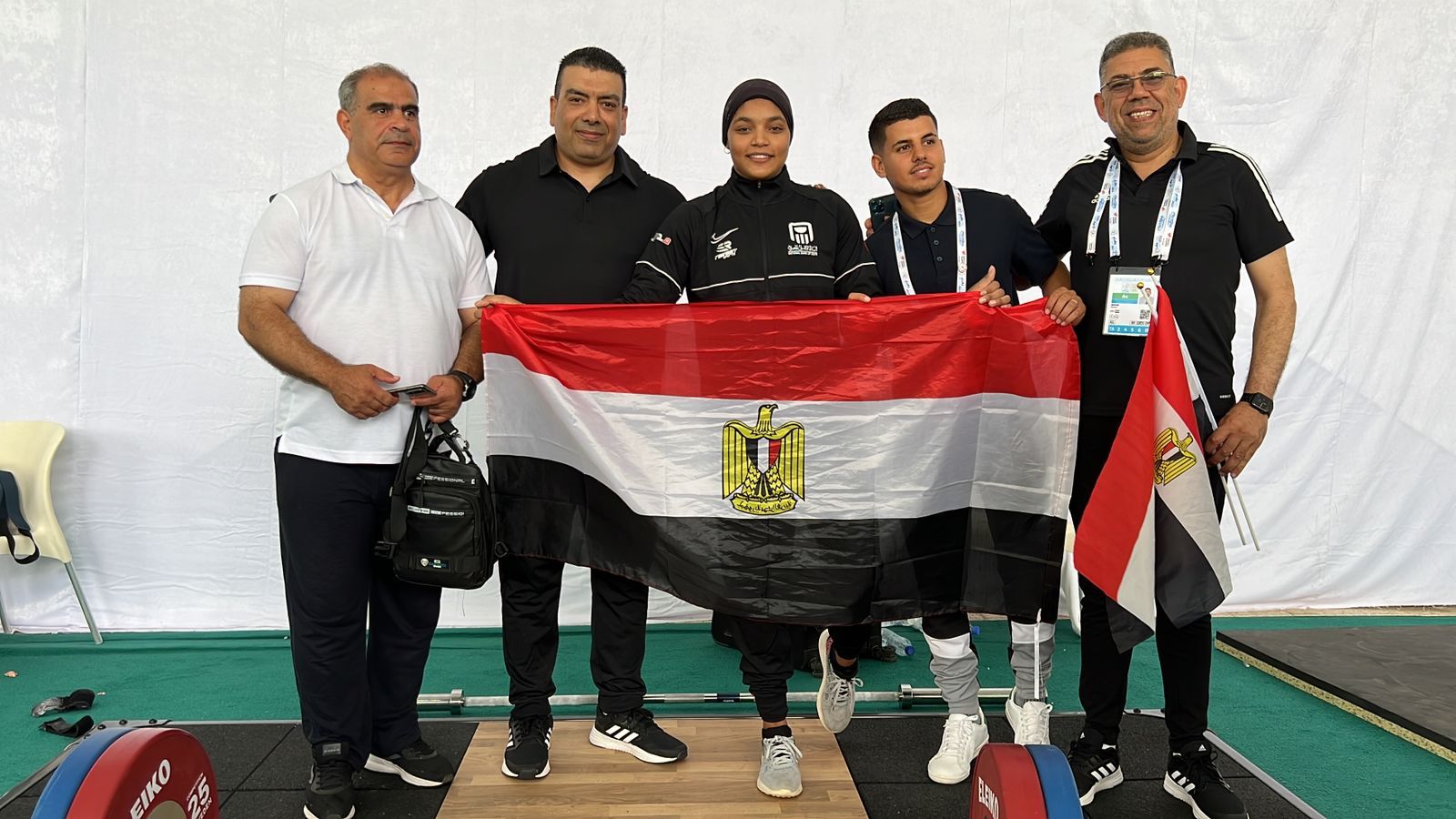 نعمة سعيد تضيف الميدالية الذهبية الثانية لها بدورة ألعاب البحر المتوسط