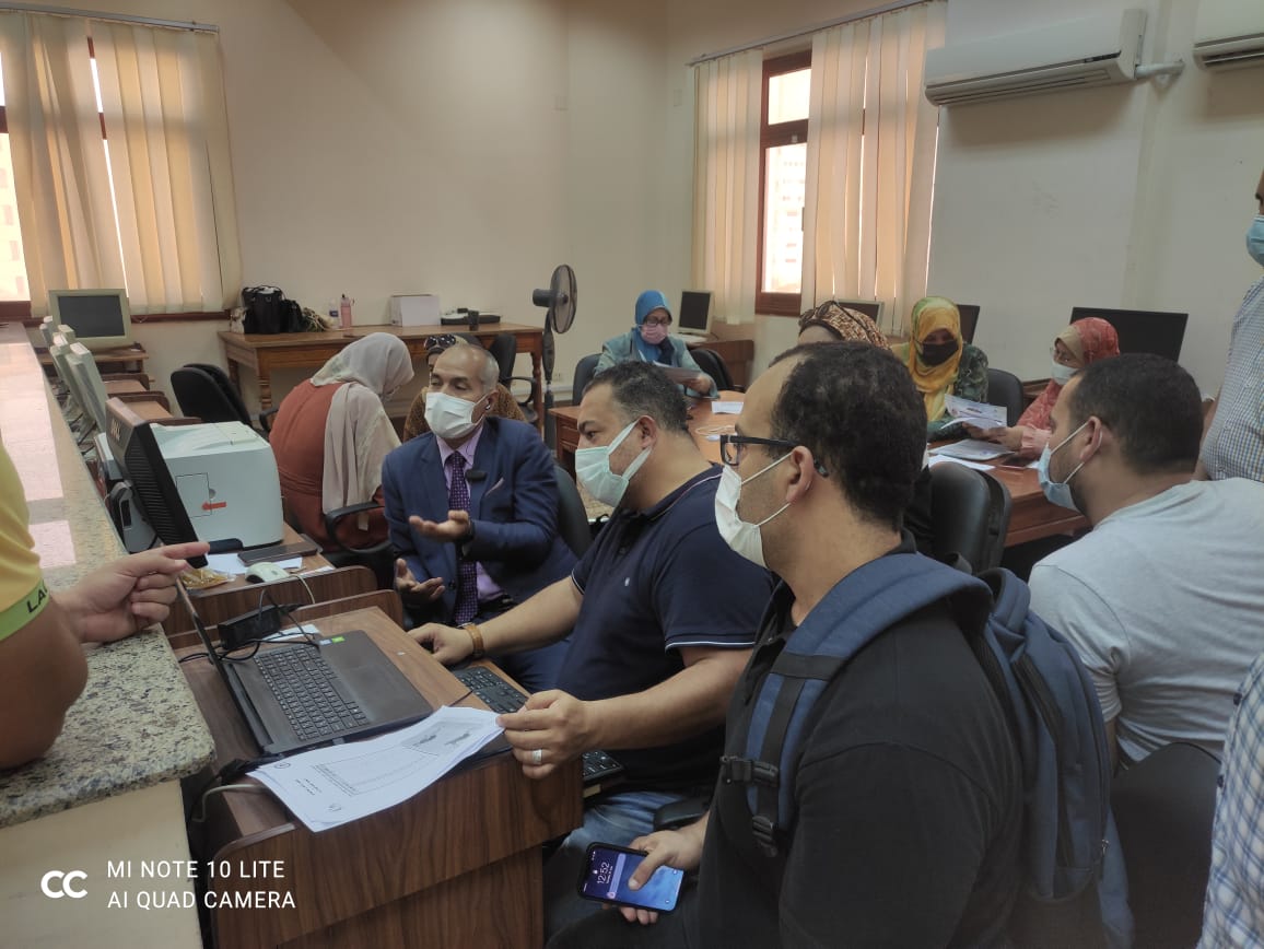  لجنة المجلس الأعلى للجامعات تتفقد أعمال اختبارات القدرات بجامعة كفرالشيخ
