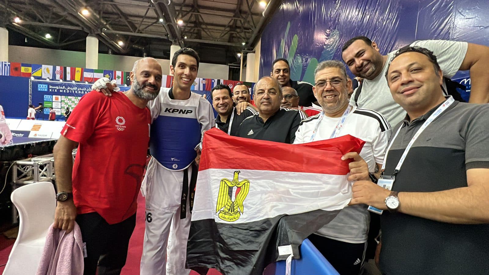 مصر تتقدم للمركز السادس بدورة ألعاب البحر المتوسط برصيد  ميدالية