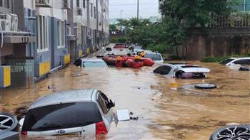   مقتل  وفقدان  جراء هطول أمطار غزيزة في كوريا الجنوبية