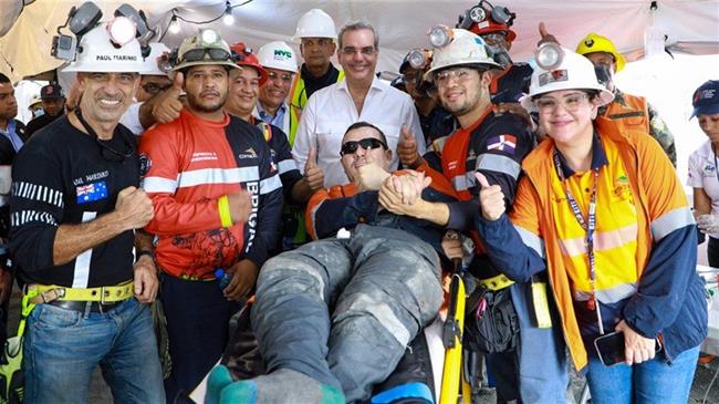   إنقاذ عمال مناجم في جمهورية الدومينيكان بعد  أيام تحت الأرض
