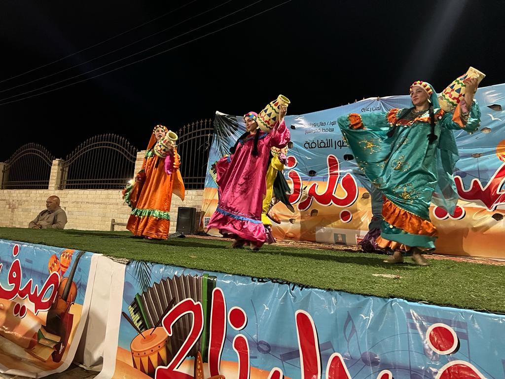 حضور جماهيري كبير لفرقة كفر الشيخ للفنون الشعبية بمصيف بلطيم