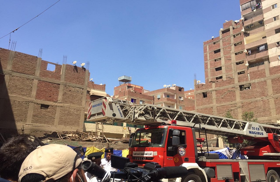 تواجد أمني مكثف بمحيط حريق كنيسة أبو سيفين بإمبابة | صور