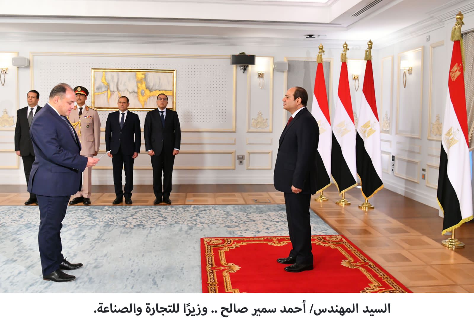  الرئيس السيسي يشهد أداء الوزراء الجُدد اليمين الدستورية 