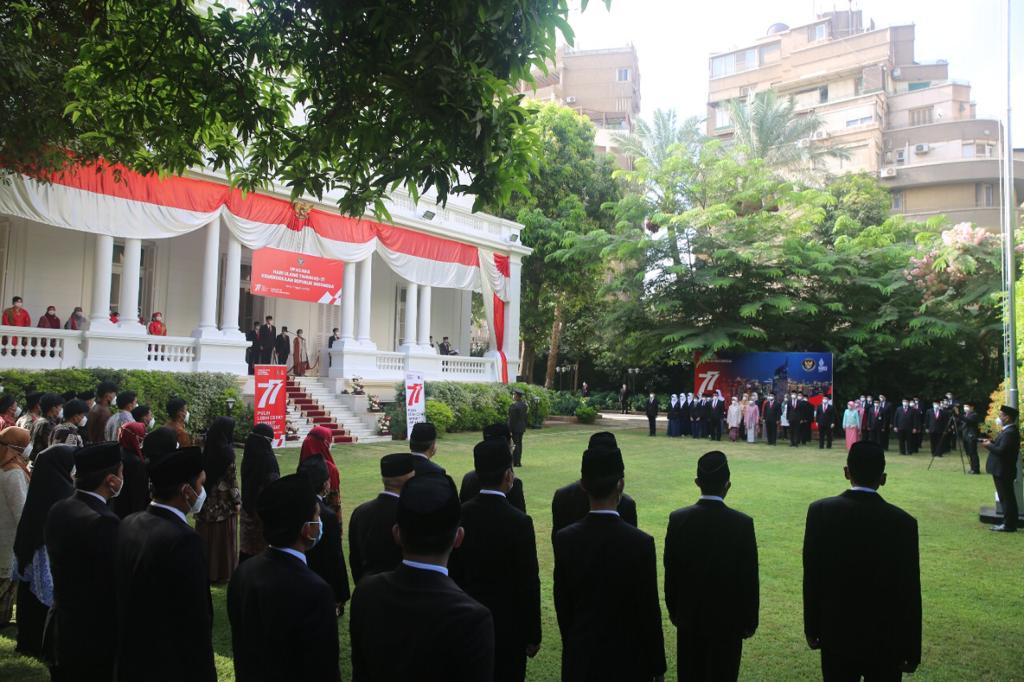 سفارة إندونيسيا بالقاهرة تحتفل بذكرى مرور 77 عاما على استقلال البلاد 