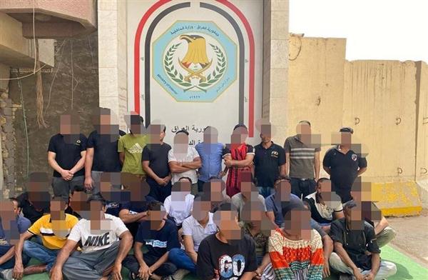 الداخلية العراقية القبض على  أجنبياً مخالفاً في بغداد