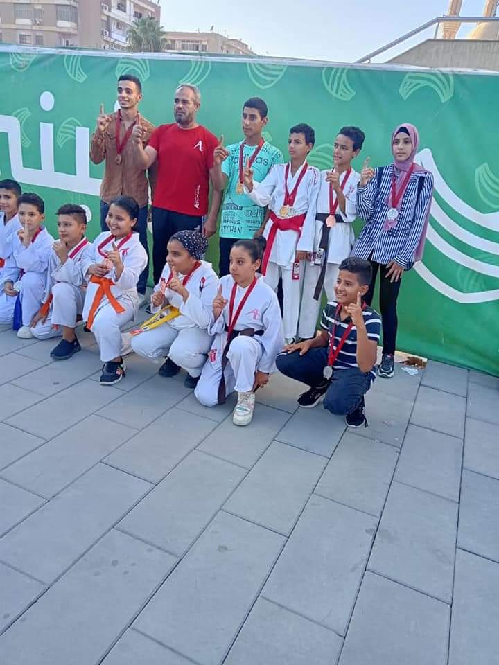 فوز أبطال كفرالشيخ ب43 ميدالية فى بطولة كفرالشيخ المفتوحة للكراتيه  