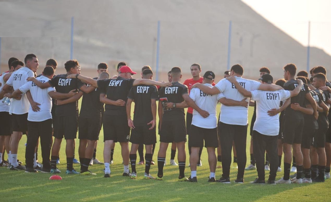 ناشئو الفراعنة يتمسكون بالأمل في مواجهة منتخب المغرب 